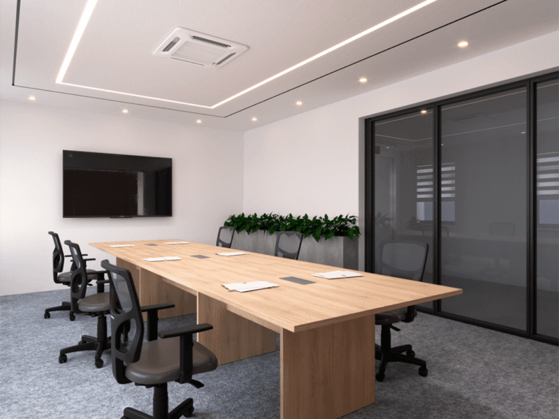 Mesa de Reunião Painel